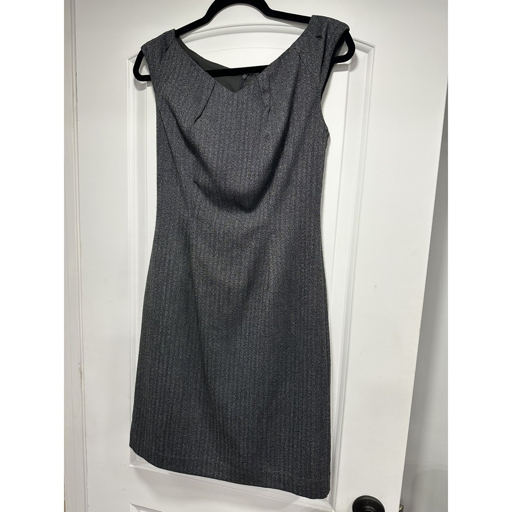 Mossimo Charcoal Gray Sheath Dress Sleeveless Size 4
